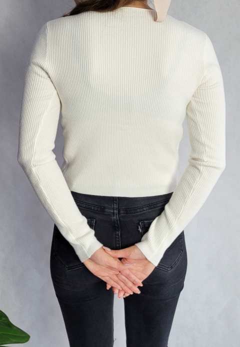 Sweterek Basic Biały