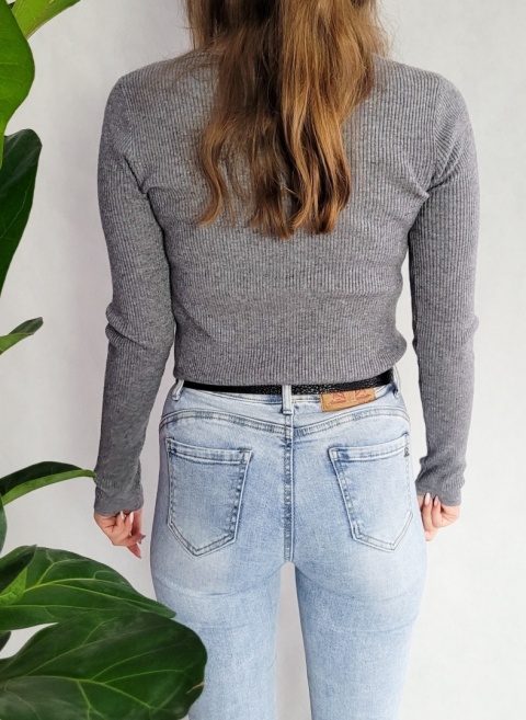 Sweterek Basic Szary