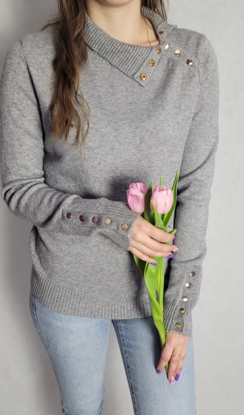 Klasyczny Półgolf Szary