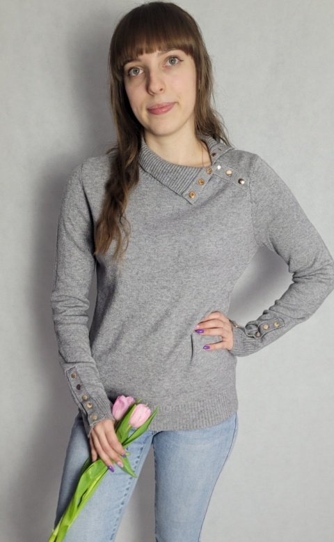 Klasyczny Półgolf Szary