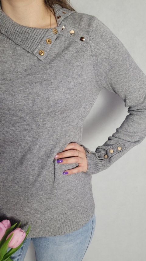 Klasyczny Półgolf Szary